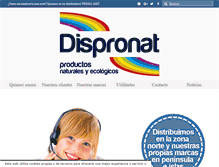 Tablet Screenshot of dispronat.com